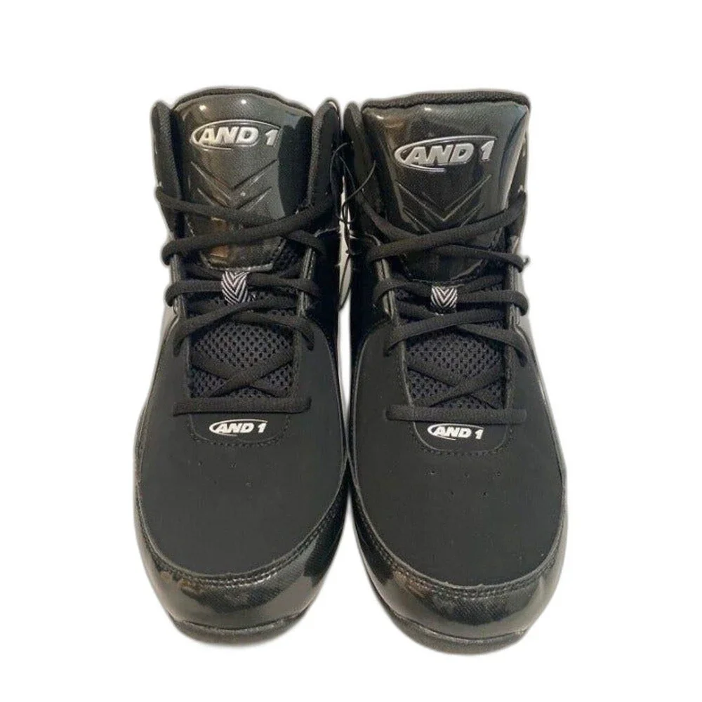 mens shoes  AND 1 Taunami Basketball sneakers Shoes black size 5